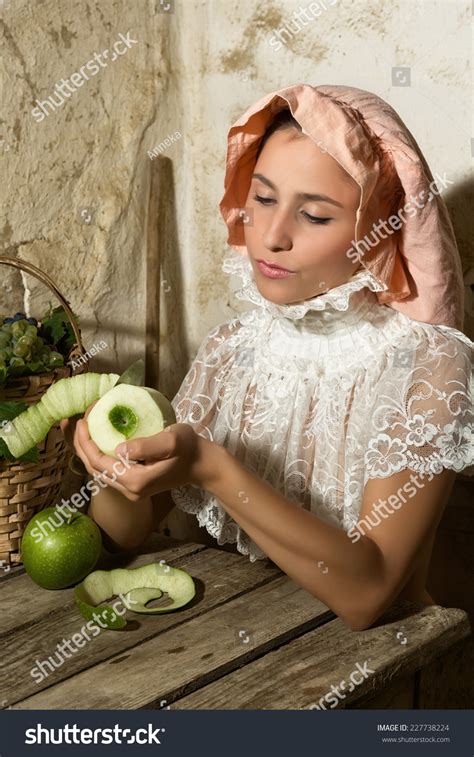 Fine Art Renaissance Portrait Naked Woman Stock Photo Shutterstock