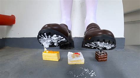 Crush Some Cakes Under School Shoes Youtube