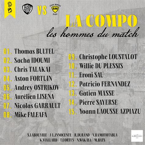 Saxvsmr La Compo Stade Montois Rugby Landes