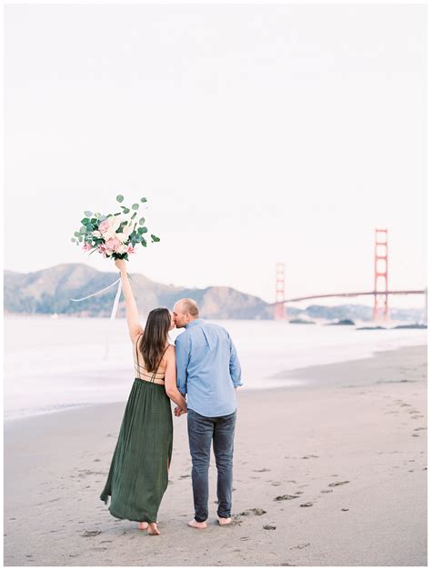 San Francisco Engagement Photos Baker Beach Engagement Session