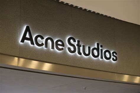 Close Up Acne Studios Store Logo Editorial Photography - Image of company, close: 275429267