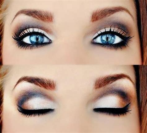 Le Maquillage Des Yeux Bleus Pour Blonde Maquillage Des Yeux
