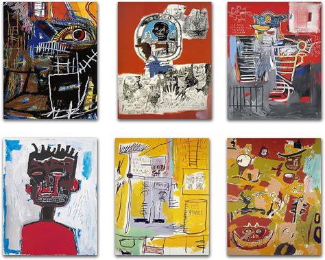 Goipwss Basquiat Poster Graffiti Wall Art Posters Jean Michel Basquiat