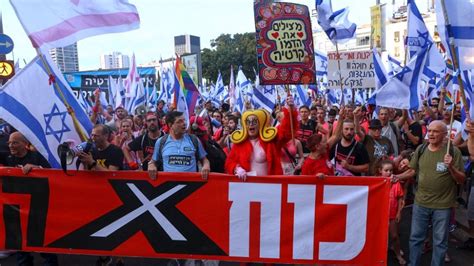 Tens Of Thousands Of Israelis Protest Against Proposed Judicial Reform