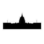 Capitol Building Silhouette Stencil | Free Stencil Gallery