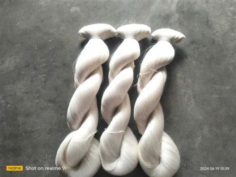 Plain White Mulberry Raw Silk Yarn For Crocheting At Rs 5500 Kg In Kolkata