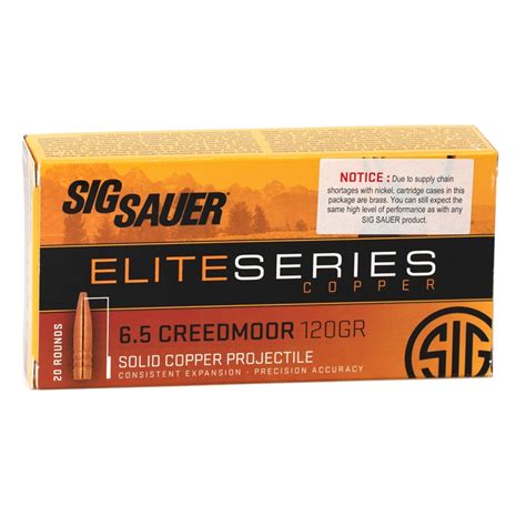 Sig Sauer Elite Performance Hunting Ht Creedmoor Ammo Grain