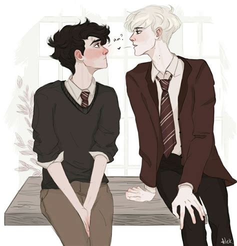Pin By Rabid Hedgehog On Harry Potter Harry Potter Anime Drarry Fanart Gay Harry Potter