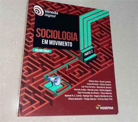 Livro Didático Sociologia em Movimento Apenas Parte I Livro Vereda