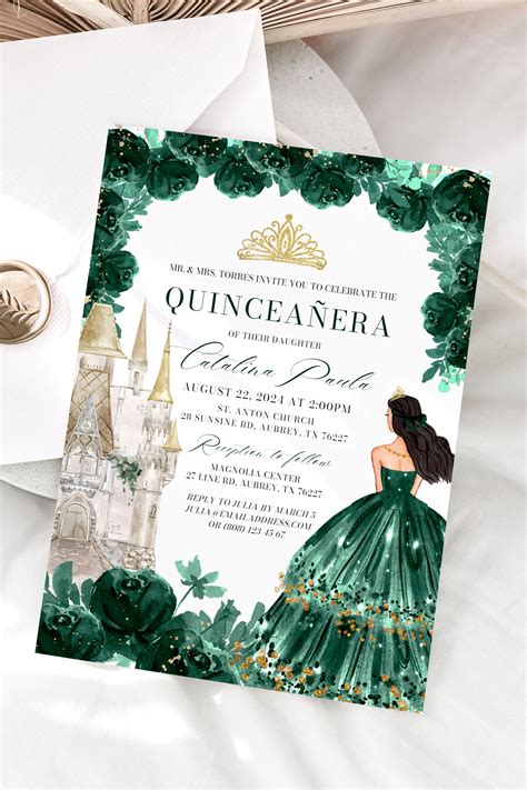 Emerald green butterfly charra mis quince – Artofit