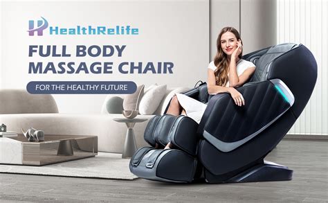 Healthrelife Full Body Massage Chair Zero Gravity Smart Massage Chair 3d Robotic Hands With