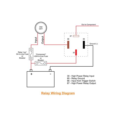 12volt Relay Circuit Diagram - Circuit Diagram