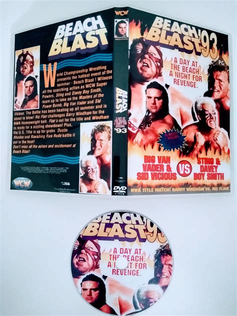 WCW 1993 BEACH BLAST 2 Dvd Case Etsy