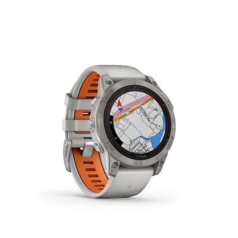 Garmin Fenix 7 Pro Sapphire Solar Fog Grey Ember Orange Band Mobix