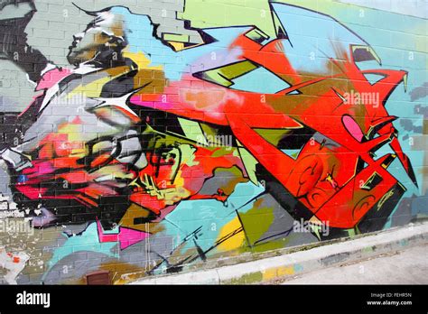 Kensington Market Toronto Graffiti Stock Photo - Alamy