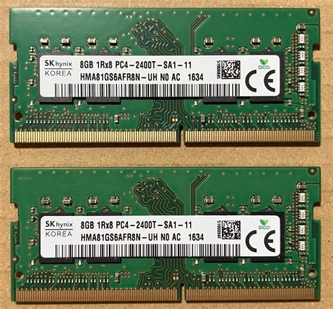 Yahoo オークション SK hynix PC4 2400T 8GBメモリ2枚セット 合計16