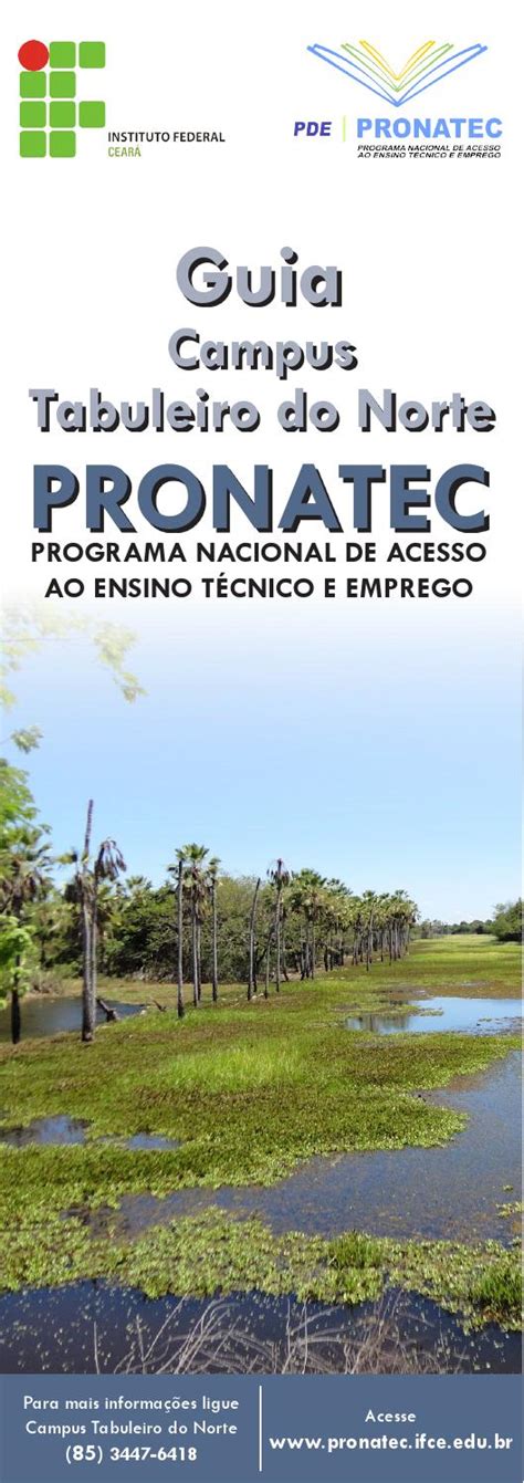 Pronatec Ifce Campus Tabuleiro Do Norte By Pronatec Ifce Issuu