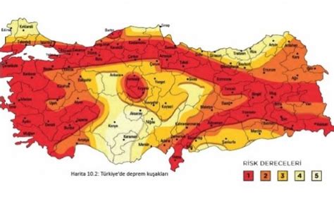 T Rkiye Nin Deprem Haritas De I Ti Hangi Illerin Deprem Riski Artt