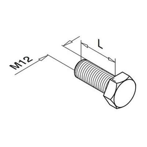 Bolt - Hex Head Threaded Screw - Stainless Steel | S3i Group