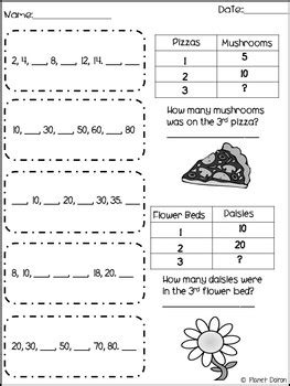 second grade math skills and math posters by Planet Doiron | TpT