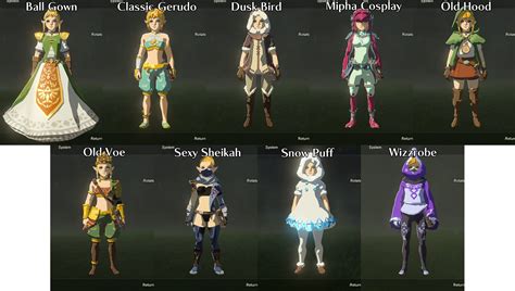 Botw Clothing Numbers At Melaniewmoss Blog