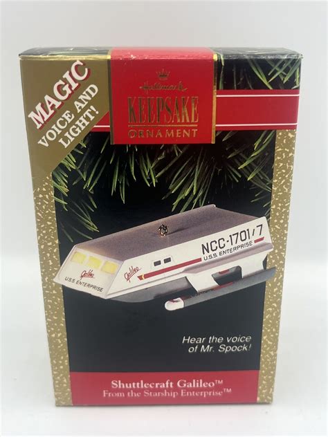 Hallmark Star Trek Shuttlecraft Galileo Ornament Qlx