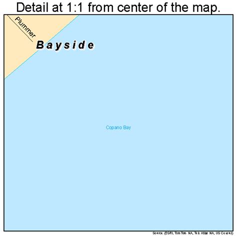 Bayside Texas Street Map 4806104