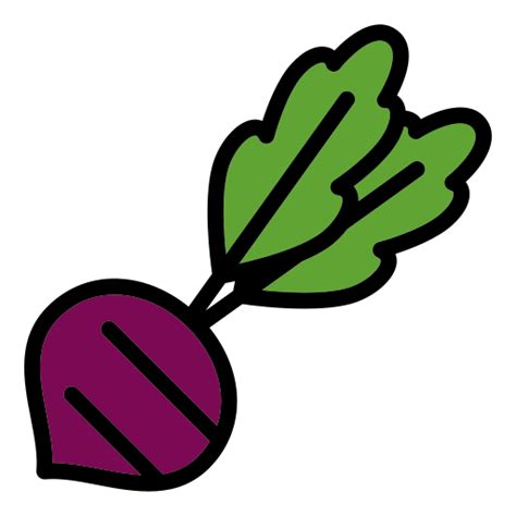 Beetroot Generic Outline Color Icon