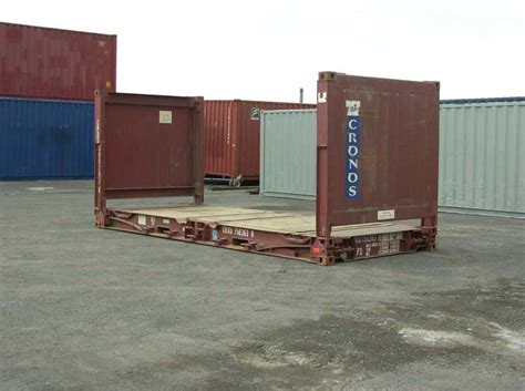 Flat Rack Shipping Containers - Port Shipping Containers