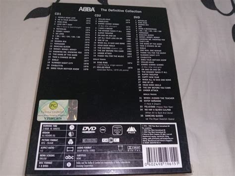 ABBA THE DEFINITIVE COLLECTION 2CD 1 DVD Hobbies Toys Music Media