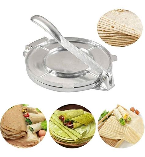 Prensa Para Tortillas 8 Pulg 20cm Cocina Acero Inoxidable Importadora