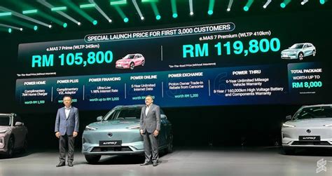 Proton E Mas Ev Launch Priced From Rm K