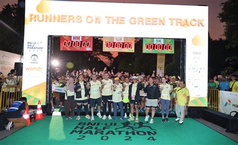 Ribu Pelari Ikuti Bni Ui Half Marathon Indoposco