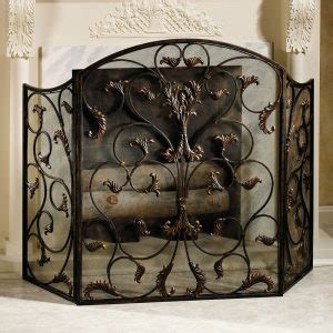 Custom Wrought Iron Fireplace Screens Madison Art Center Design