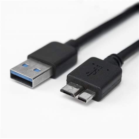 Rocpro 3ft Superspeed Usb 3 0 A Male To Micro B Male Cable M M Black Rocstor