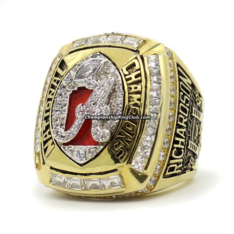 Alabama Crimson Tide National Championship Ring Rings For Men