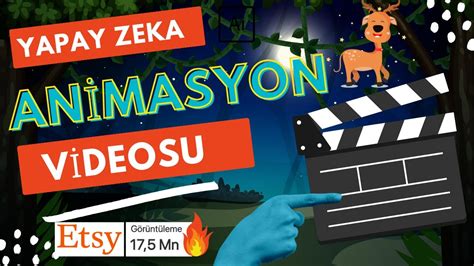 Yapay Zeka ile Animasyon Videosu Oluştur Para Kazan I Etsy Dijital Ürün