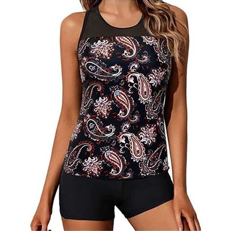 Maillot De Bain Femme Pi Ces Taille Haute Ventre Plat Sexy Push Up Rembourr Bikini T Plage