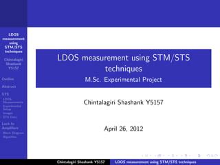 Presentation STM STS Techniques PPT