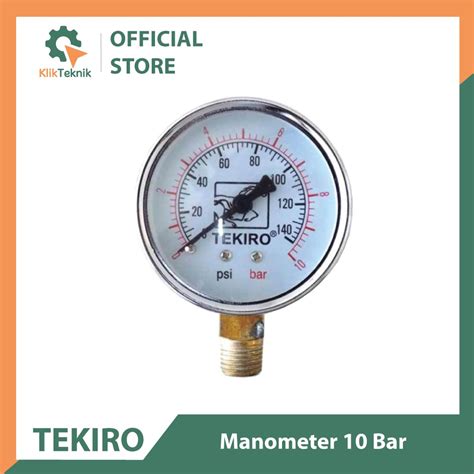 Jual Manometer 10 Bar Tekiro Shopee Indonesia