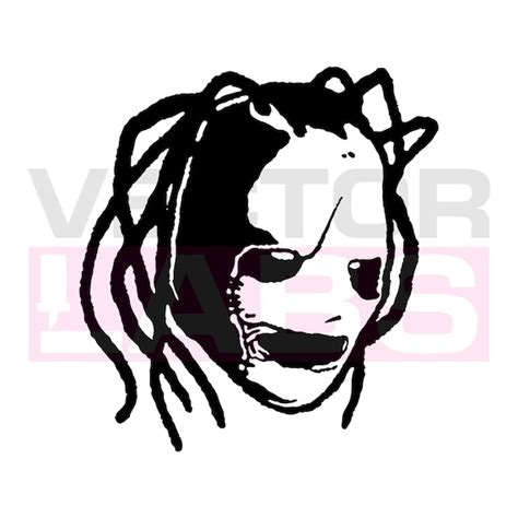 Slipknot Masks Drawing - bmp-central