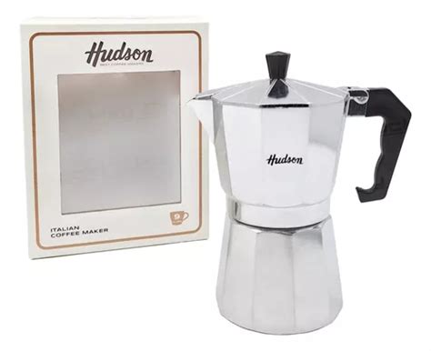 Cafetera Aluminio Fundicion Tipo Italiana Hudson Pocillos En Venta En