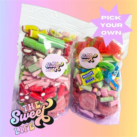 Kg Create Your Own Pick N Mix Sweets Pick And Mix Pouch Kg Etsy Uk