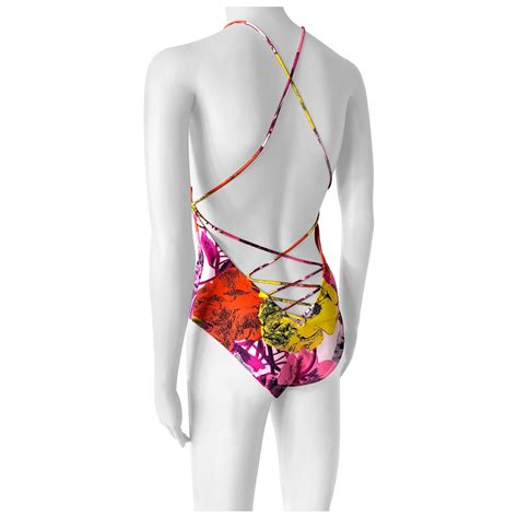 EMILIO PUCCI 1970s White Pink Signature Butterfly Print One-Piece