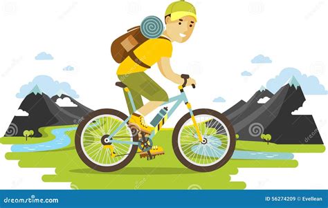 Bicyclist Stock Illustration 31018