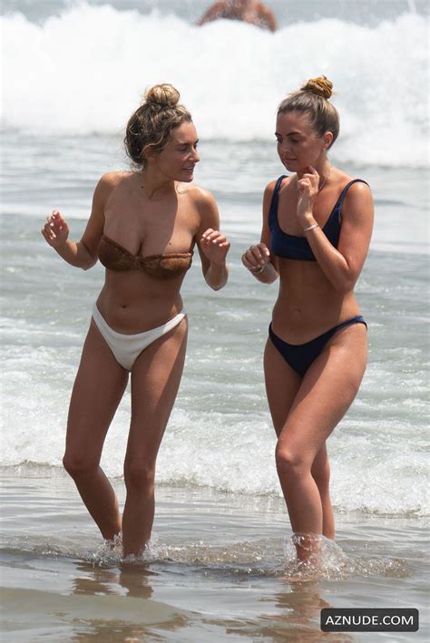 Amber Davies Showcases Her Bikini Body On The Beach In Marbella Spain Aznude