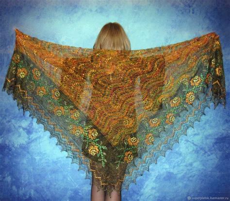 Кайма на платке - 72 фото