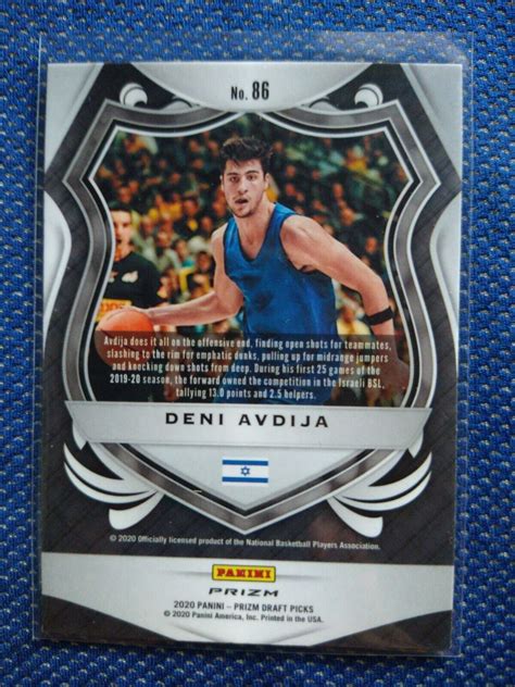 Panini Prizm Draft Picks Rc Crusade Red Blue Deni Avdija