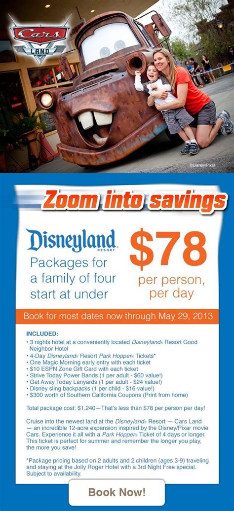 Disneyland Vacation Packages For 2024 - April Brietta