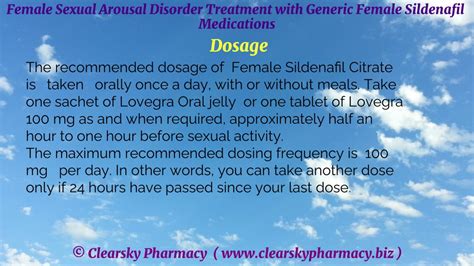 Ppt Female Sexual Arousal Disorder Treatment With Generic Female